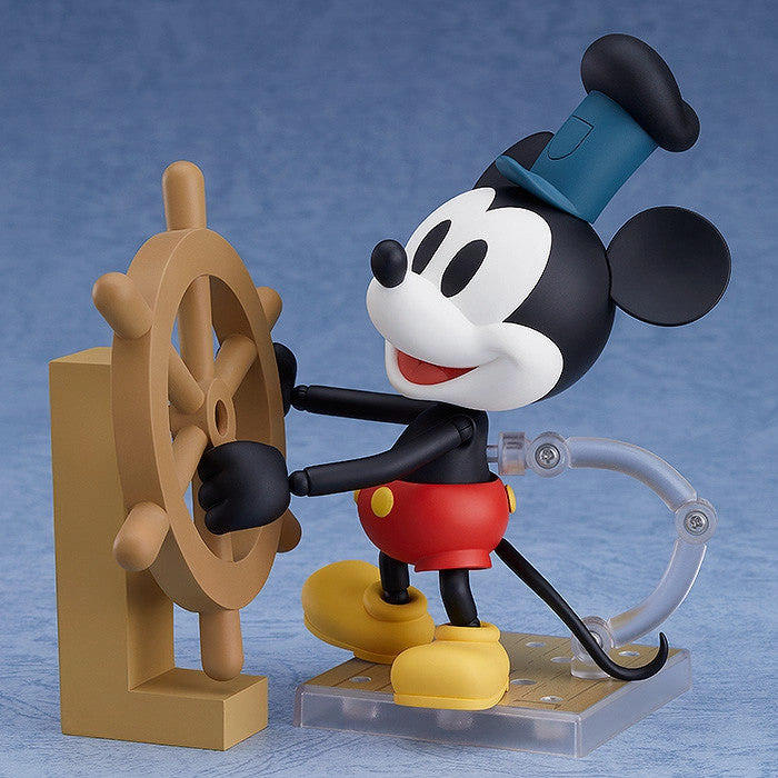 1010b Nendoroid Mickey Mouse Figure - 1928 Ver. Steamboat Willie (Color) Miniature Item Ancient God