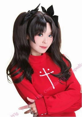 Plastic Statue "Fate/stay night" Rin Tohsaka style cosplay wig
