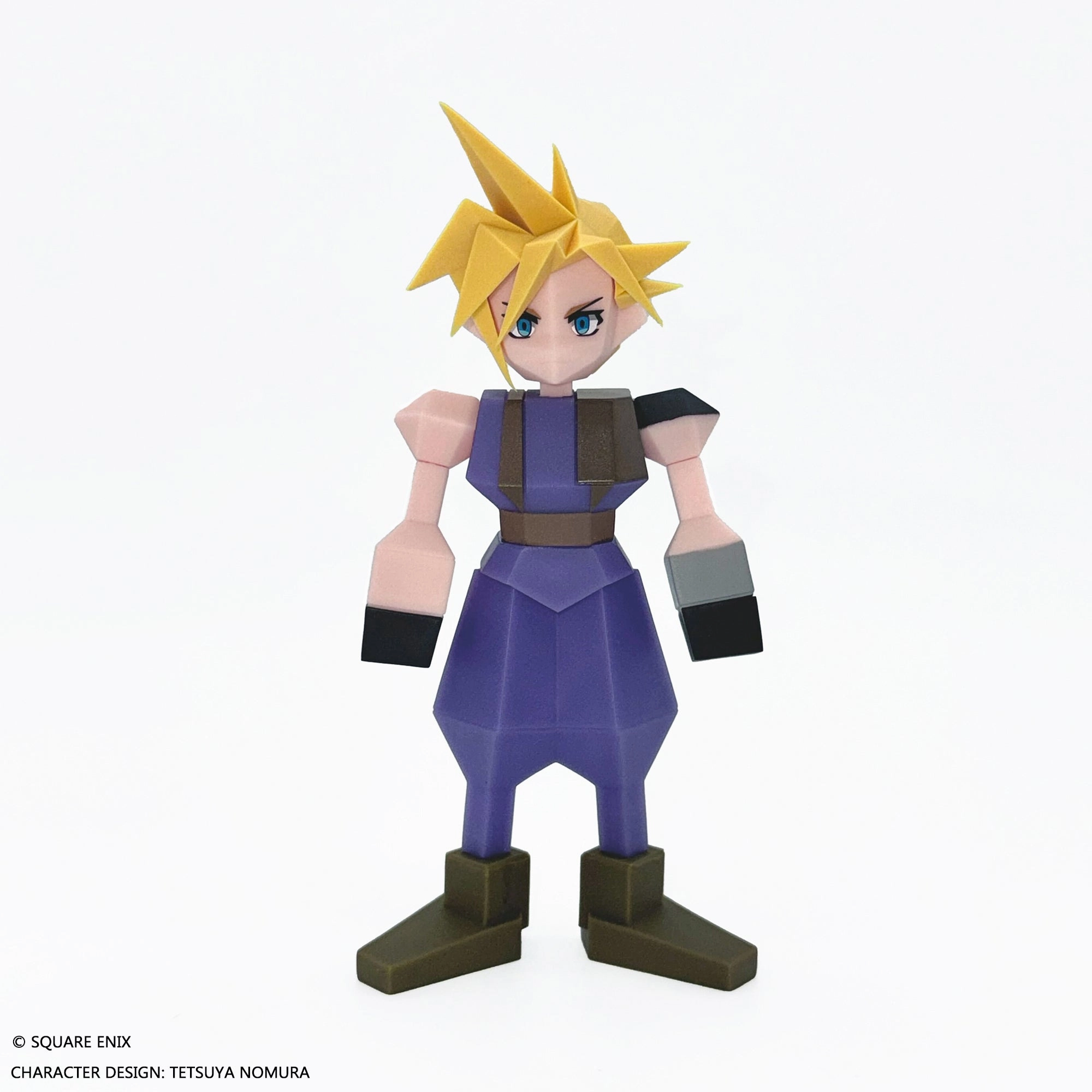 [Resale] "Final Fantasy VII" Polygon Soft Vinyl Figure Cloud Strife Loyal Friend Action Item