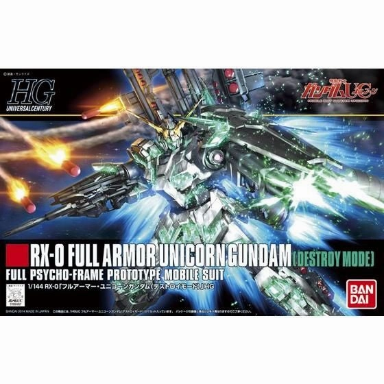 Limited Statue HGUC 1/144 Full Armor Unicorn Gundam (Destroy Mode) ?C?? ???b???F???_ ????