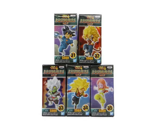 Abstract art Limited Creation Super Dragon Ball Heroes World Collectable Figure Vol.7 5 types set 39565