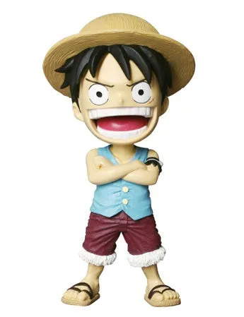 Art Statue Vinyl Showcase Bobbing Head ONE PIECE Series Vol.1 Monkey D. Luffy Complete Figure