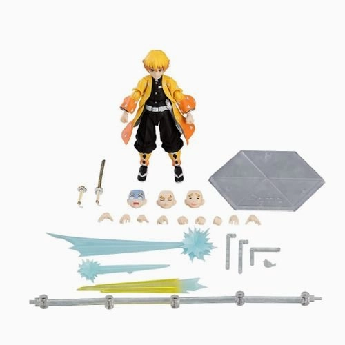 figma Demon Slayer: Kimetsu no Yaiba Zenitsu Agatsuma DX Edition Art Figure