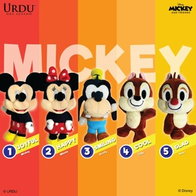Classic Toy Mid Century Urdu - Disney Action Softoy Series Part 4 - Mickey & Friends ???? ???? ???? ???w ??? ???