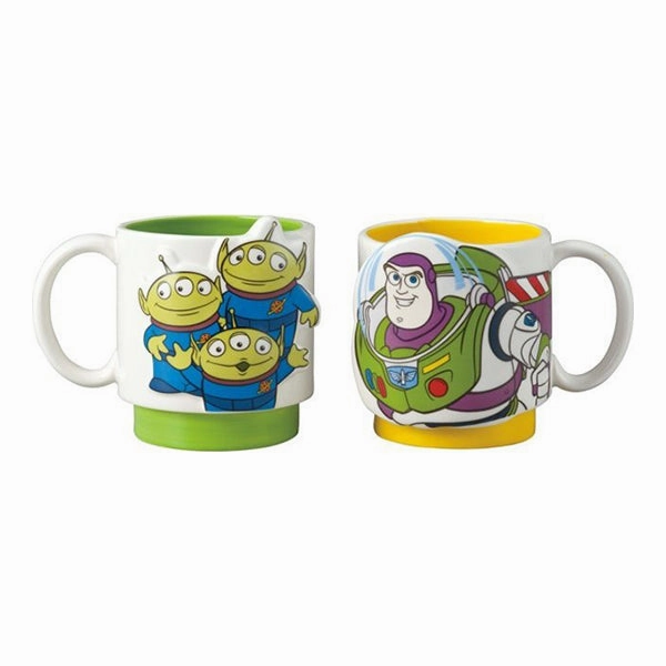 Felt Toy Customer Favorite Toy Story Aliens & Buzz Lightyear Cup Set Pair Mug