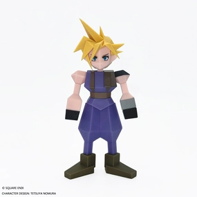Designer Statue "Final Fantasy VII" Polygon Soft Vinyl Figure Cloud Strife