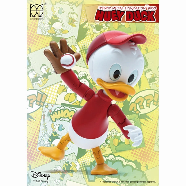 Chibi Article Herocross HMF#053 Disney Donald Huey Duck Action Figure