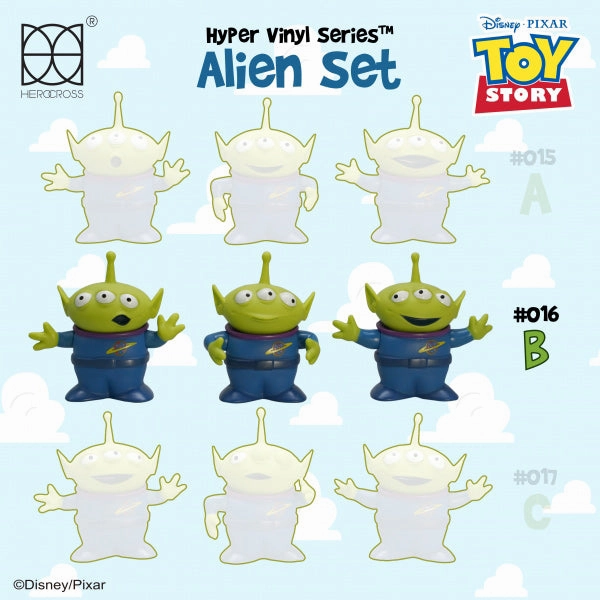 Hobbyist Community Herocross Disney Toy Story HVS#015,016,017 Alien Set Mini Figure