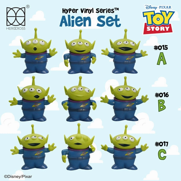 Modern Icon Herocross Disney Toy Story HVS#015,016,017 Alien Set Mini Figure