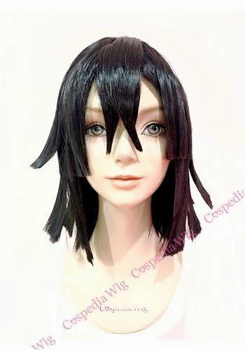 "Demon Slayer" Obanai Iguro style cosplay wig Complete Collection YouTube Background