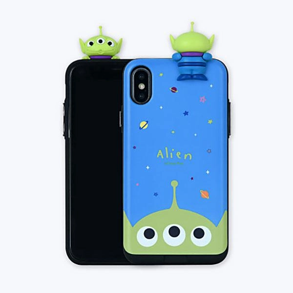 Alien Toy Story Disney mini Figure Card Slot Slidable Cover iPhone Case Complete Collection Hobby Kit