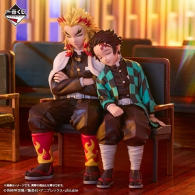 Demon Slayer - Traces of Connected Paths - Revible Moment - Tanjiro Kamado & Kyojuro Rengoku Last One Ver. [Ichiban-Kuji Last One Prize] Fictional Character