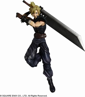 Dissidia Final Fantasy - Play Arts Kai: Cloud Action Figure Narrative Display