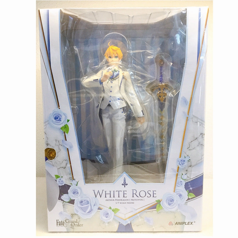 Aniplex Saber/Arthur Pendragon [Prototype] Rei Opening-White Rose-Ver.1/7PVC Figure (Fate/Grand Order) Character Creation Dorm Room