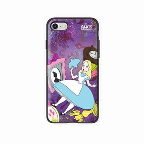 Disney Alice in Wonderland Time Travel Amazing Mirror Card iPhone Case Personal Treasure Gaming Article