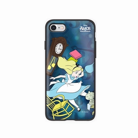 Disney Alice in Wonderland Time Travel Wonder Mirror Card iPhone Case Library Decor