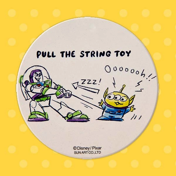 Disney Character Toy Story - Buzz & Alien Cup Coaster Blue Ribbon Leisure Activity