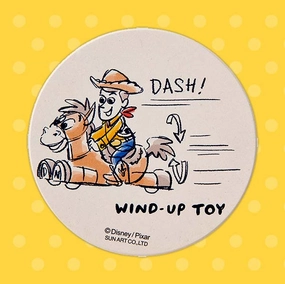 Disney Character Toy Story - Woody and Horse Bullseye Cup Coaster Maximalist Art Movie Collectible