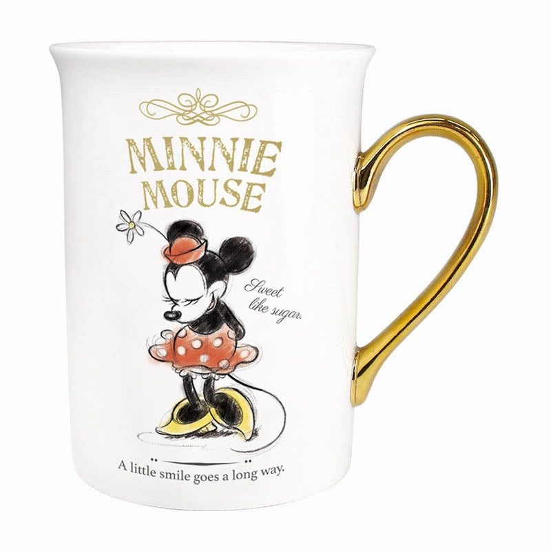 Disney Gold Mug Elegant Tea Coffee Cup Minnie Mouse 2018 A/W Robot Piece highly recommended