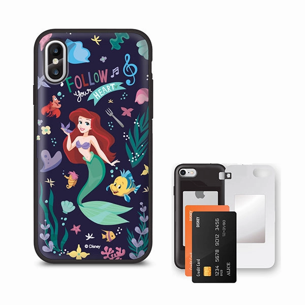 Disney Little Mermaid Ariel Bumper Door Mirror Card Holder iPhone Case Congratulations Present
