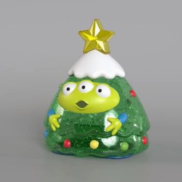 Japanese Anime Movie Unit Disney Pixar Aliens Christmas Tree Shimmering Figure ?? ???? ??????? ?????? ?}?Q??