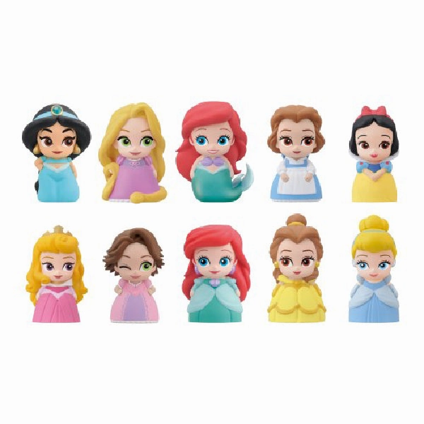 Disney Princess Soft Vinyl Puppet Mascot (set of 10) ???? ???? (2023 March Resale ver.) Vinyl Creation Action Pose