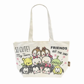 Disney TSUM TSUM Picnic Tote Bag PVC Display Superhero Pose