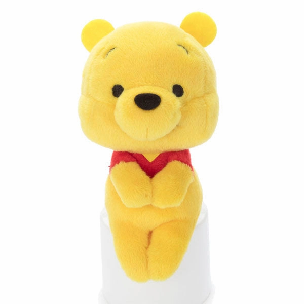Disney Winnie The Pooh Characters Chokkori Pooh Sitting Plush Doll Antihero Model Movie Merchandise