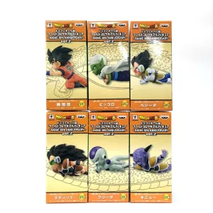 Stone Statue Art Decor Dragon Ball Super World Collectable Figure -Anime 30th Anniversary ~ Vol.2 All 6 types set 36860