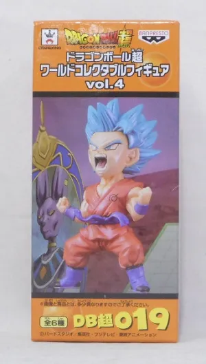 Dragon Ball Super World Collectable Figure Vol.4 Super Saiyan God Super Saiyan Son Goku (Kai Ken) DB Super 019 37225 Resin Statue Graffiti Figure