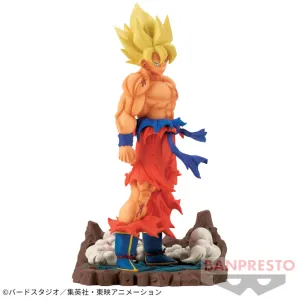 Designer Art Vintage Collectible Dragon Ball Z - History Box Vol. 3 - Super Saiyan Son Goku (VS FRIEZA)