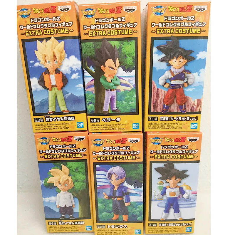 Collector's Album Super Deformed Dragon Ball Z World Collectable Figure -EXTRA COSTUME ~ 6 types set 2561310