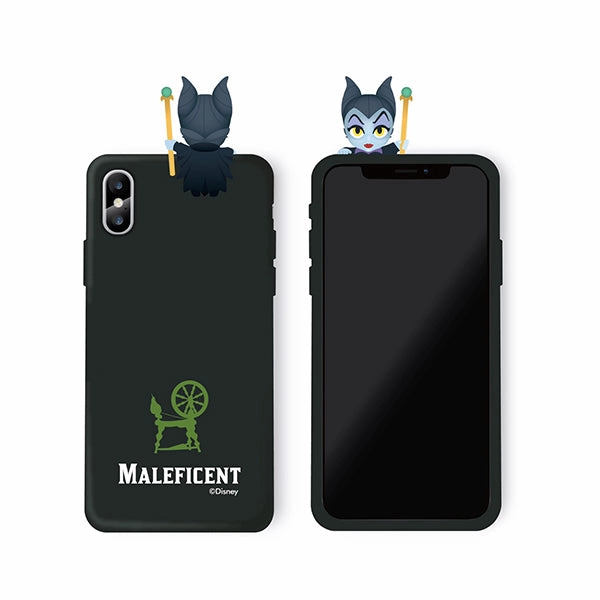 Seasonal Rotation Maleficent Disney mini Figure Protective Soft iphone Case