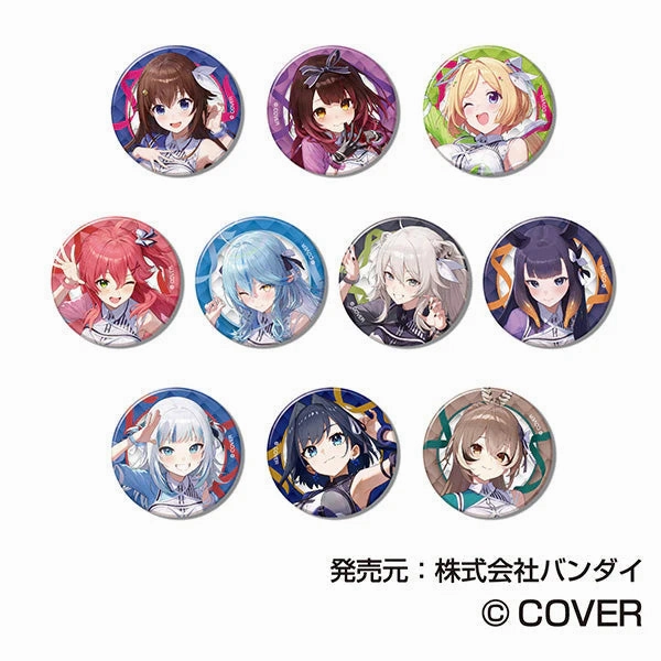 Chibi Statue Retro Game Ethical Goods hololive 6th fes. Color Rise Harmony CAN Badge E (set of 10) ???? ???? ????