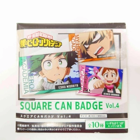 Emerging Brand Character Figure Square CAN Badge My Hero Academia Vol.4 [Single item]
