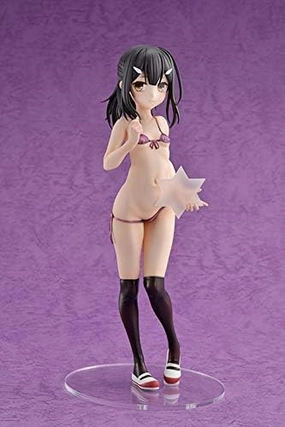 Chibi Figure Children's Toy Fate/Kaleid liner Prisma Illya Miyu Edelfelt Limited Edition 1/7 Complete Figure w/3 Sisters Base