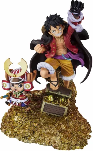 Robot Merchandise Series Set Figuarts ZERO Monkey D. Luffy -WT100 Commemoration Eichiro Oda New Illustration 100 Famous Views and Pirates- "ONE PIECE"