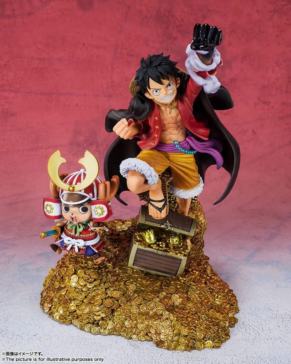 Science fiction Action Goods Figuarts ZERO Monkey D. Luffy -WT100 Commemoration Eichiro Oda New Illustration 100 Famous Views and Pirates- "ONE PIECE"