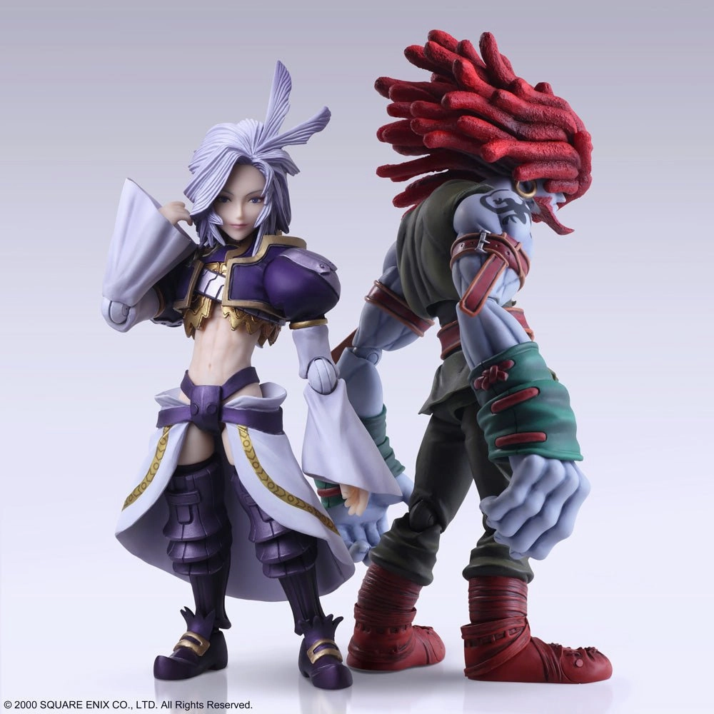 FINAL FANTASY IX BRING ARTS Kuja & Amarant Coral Action Figure Virtual Collectible