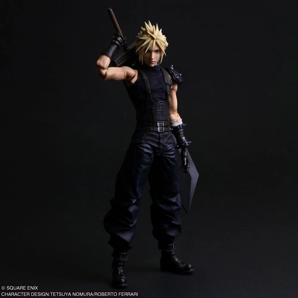 Collectible Statue Action Unit Final Fantasy VII Rebirth Play Arts Shin Cloud Strife