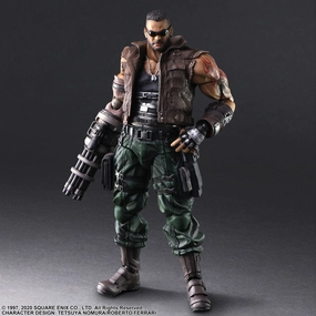 Limited Collectible Designer Goods Final Fantasy VII Remake PLAY ARTS Kai Barret Wallace Version 2
