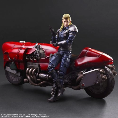 Final Fantasy VII REMAKE PLAY ARTS KAI Roche & Motorcycle SET Collectible Collection Passed Down
