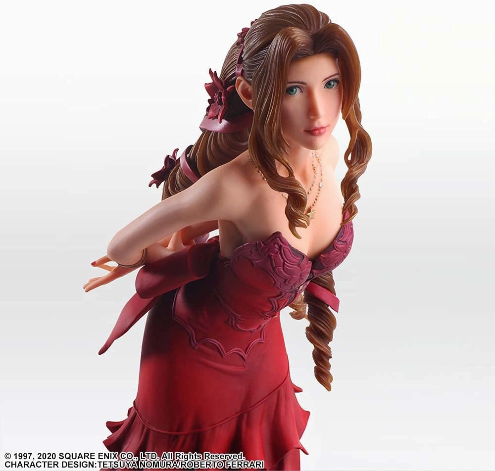 Final Fantasy VII Remake STATIC ARTS Aerith Gainsborough -Dress Ver.- Collection Item