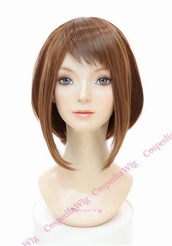 Gaming Item Anime Unit "My Hero Academia" Otyako Uraraka style cosplay wig