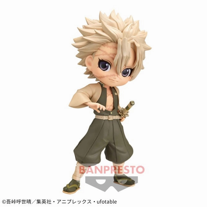 Demon Slayer: Kimetsu no Yaiba - Q posket - Sanemi Shinazugawa B (sepia collar Ver.) Fictional Character