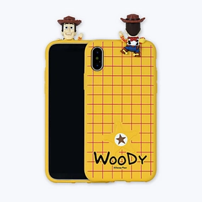 Cute Mascot Designer Sculpture Woody Toy Story Disney mini Figure Protective Soft iphone Case