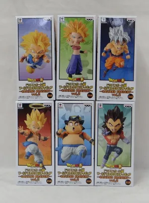 Whole Series Year Round Dragon Ball Super World Collectable Figure -SAIYANS BRAVERY ~ vol.2 6 types set 38203