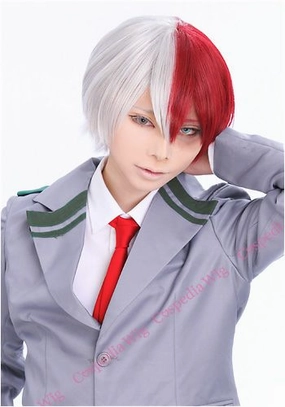 "My Hero Academia" Shoto Todoroki style cosplay wig Full Set Limited Creation