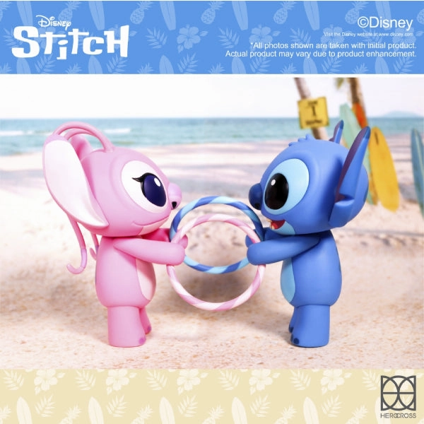 Herocross CFS#083 & CFS#084 Hoopy - Stitch (B) & Angel Set ??S?? ???H?? ???? ???? Detailed Sculpture promotional item