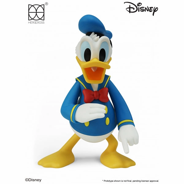 Herocross Disney HVS#011 Donald Duck Action Figure Chibi Statue